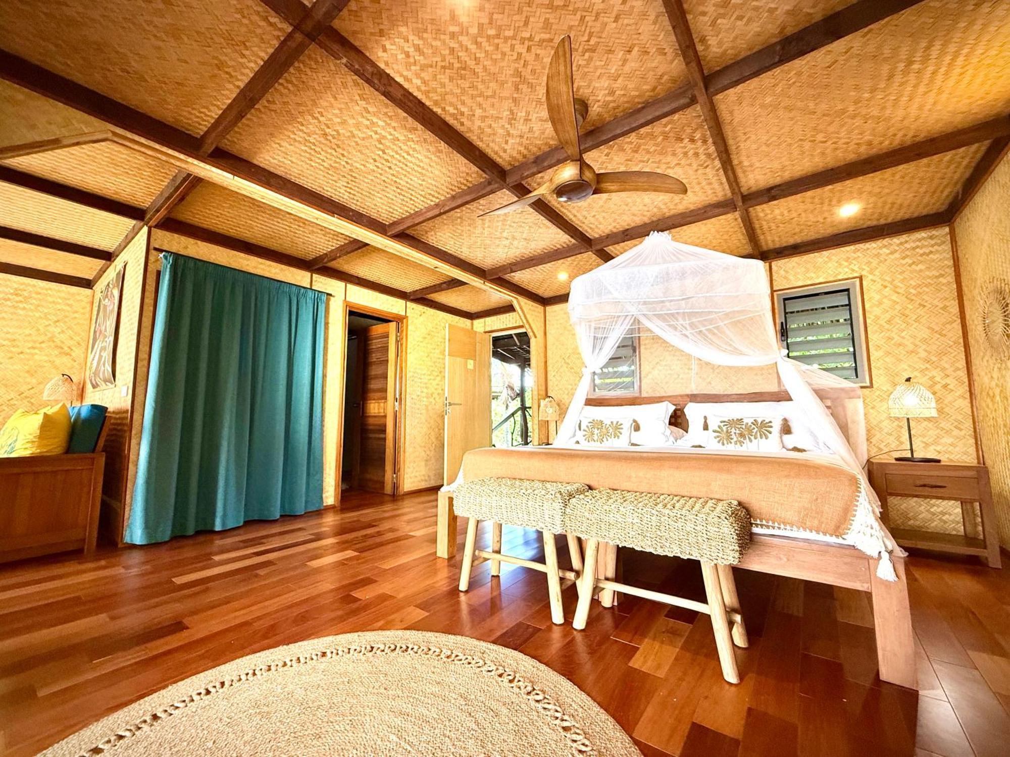 Hotel Eden Private Island Tahaa Patio  Exterior foto